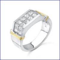 18k White Gold ring 2542